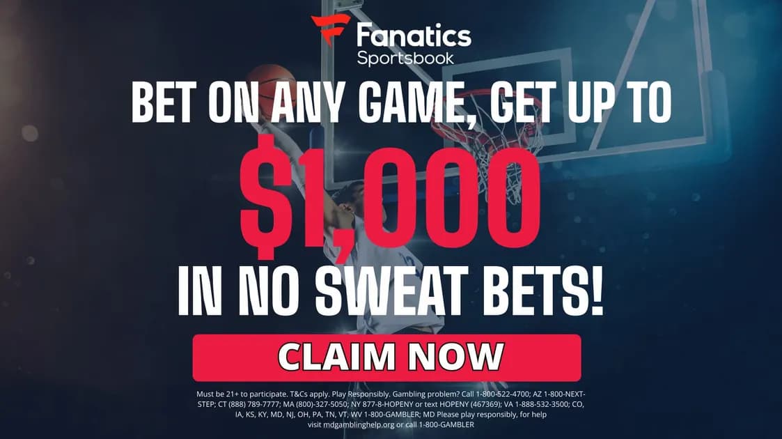 Fanatics Sportsbook promo for the NBA Play-In Tournament: Mavericks vs Kings