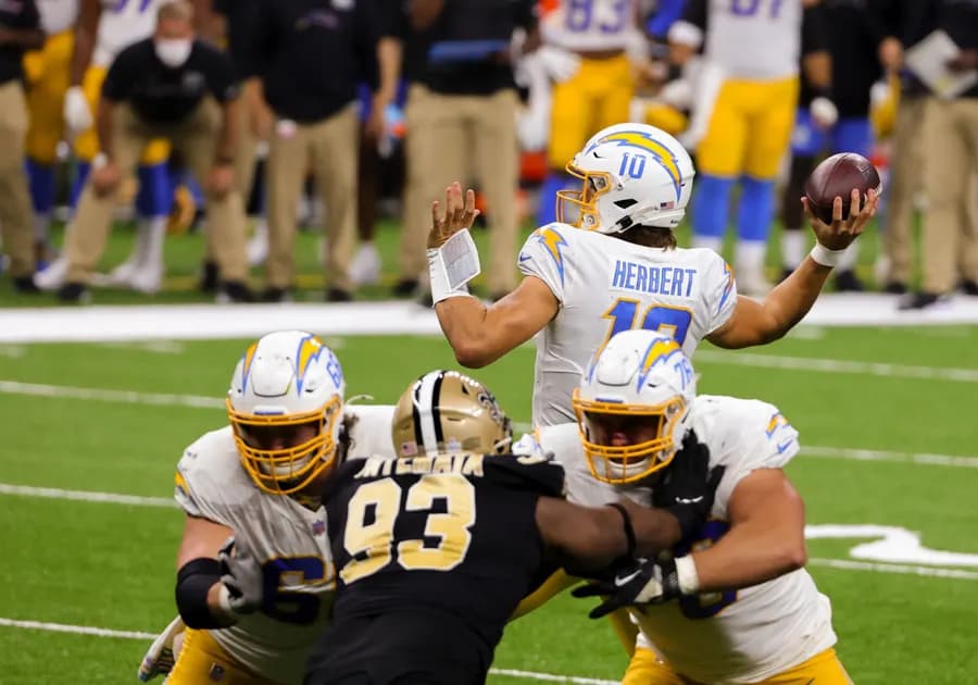 The Chargers lost to the Saints, but Justin Herbert showed L.A. won the future