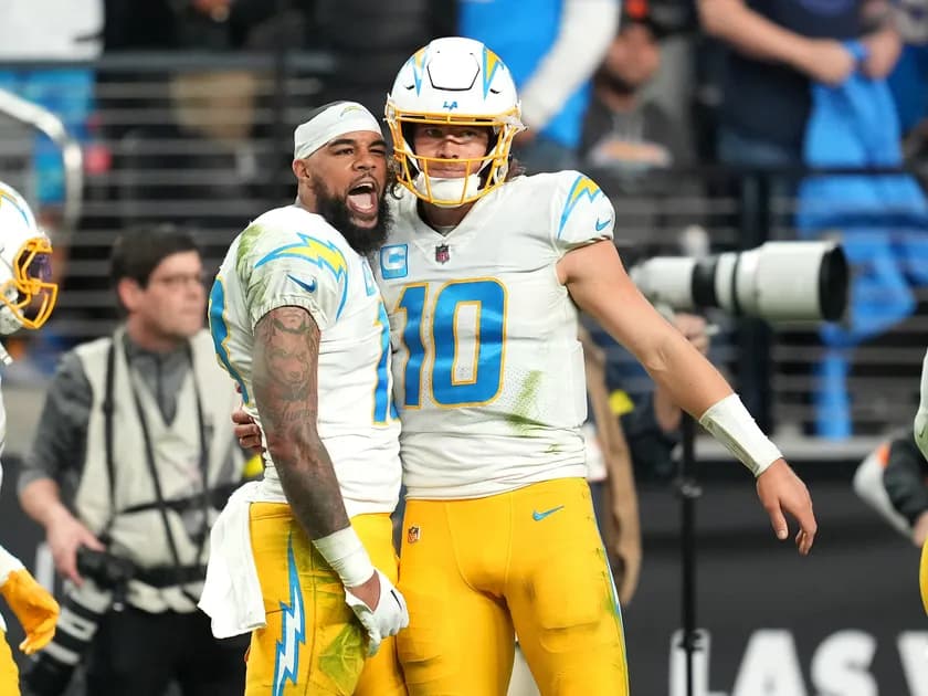 NFL SNF Miami Dolphins vs Los Angeles Chargers Same Game Parlay at +916 odds: Keenan Allen bolts to the end zone