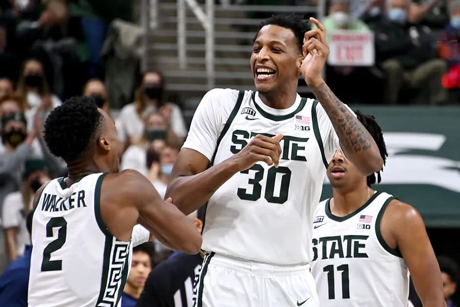 College basketball Thursday mega parlay (+1031 odds): It’s a Sparty party