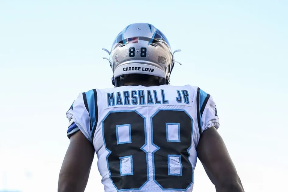 NFL TNF Atlanta Falcons vs Carolina Panthers Same Game Parlay at +1001 odds: Terrace Marshall Jr. leads the pack