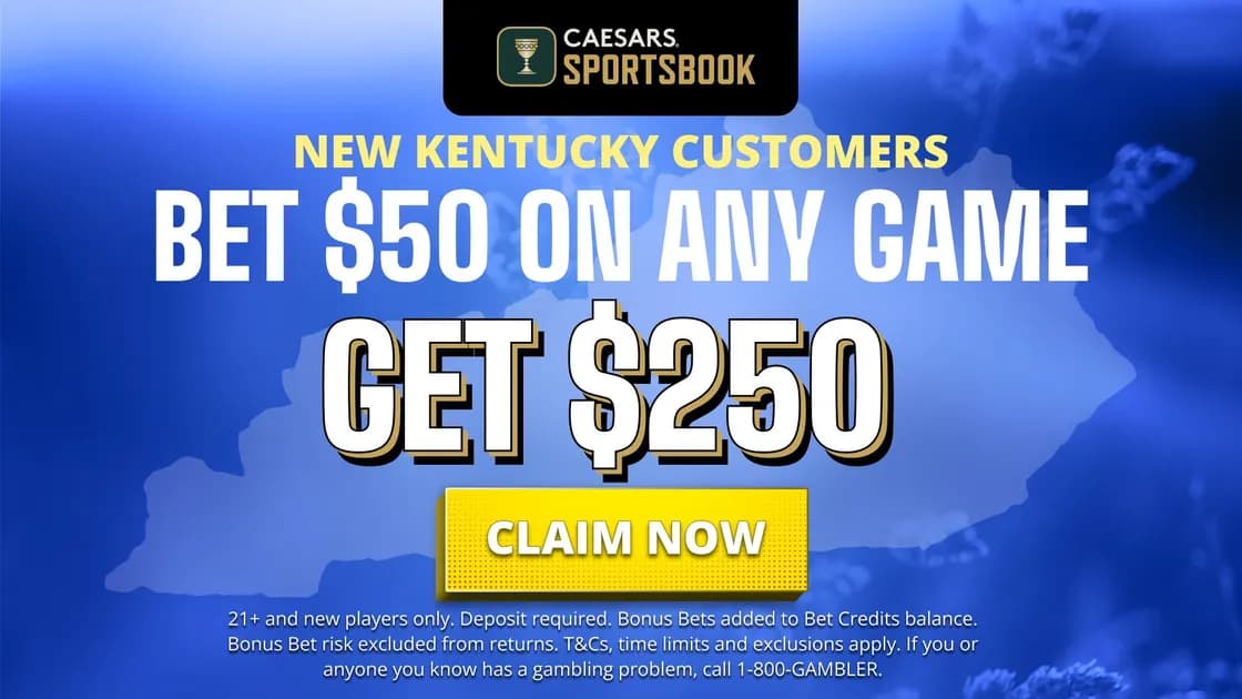 Caesars Sign-Up Promo Code for Kentucky Users Secures $250: PICKSWISEGET