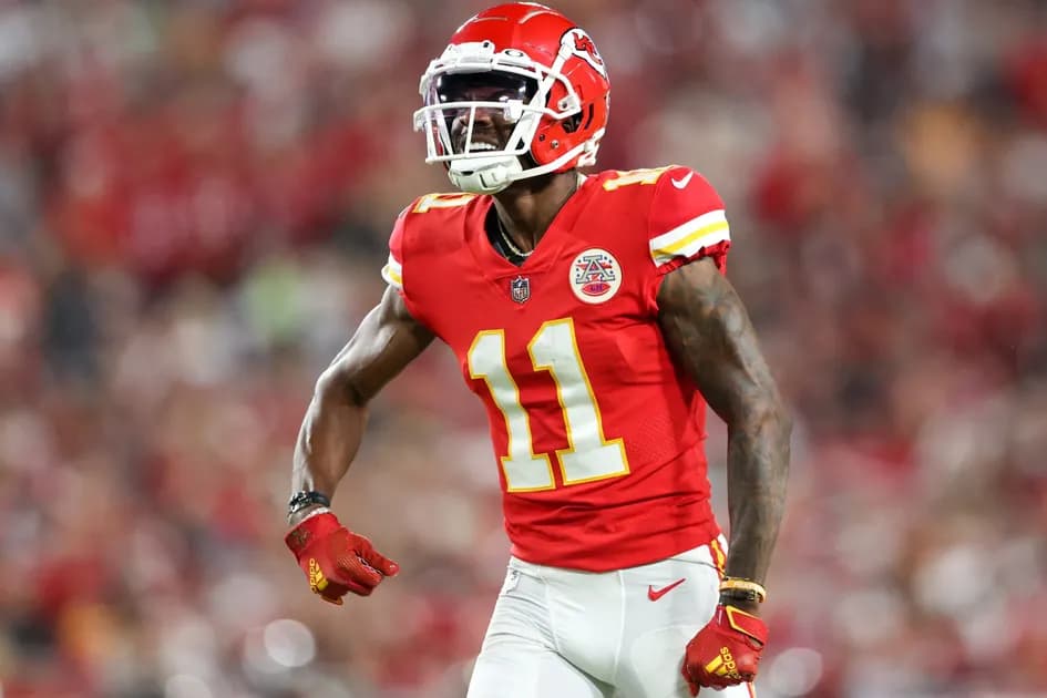 Best Kansas City Chiefs vs Los Angeles Chargers touchdown scorer bets: Marquez Valdes-Scantling has value
