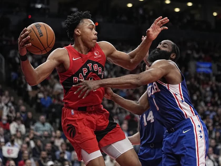 NBA Saturday same game parlay (+735 odds): Toronto Raptors vs Philadelphia 76ers