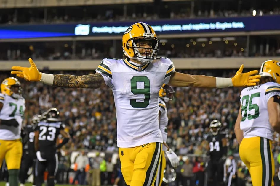 Green Bay Packers vs Philadelphia Eagles Touchdown Player Prop Predictions: Christian Watson finds the end zone