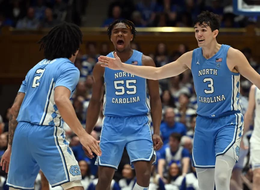 North Carolina sports betting parlay for 3/14, including Carolina Hurricanes & UNC + NC State vs Duke basketball picks