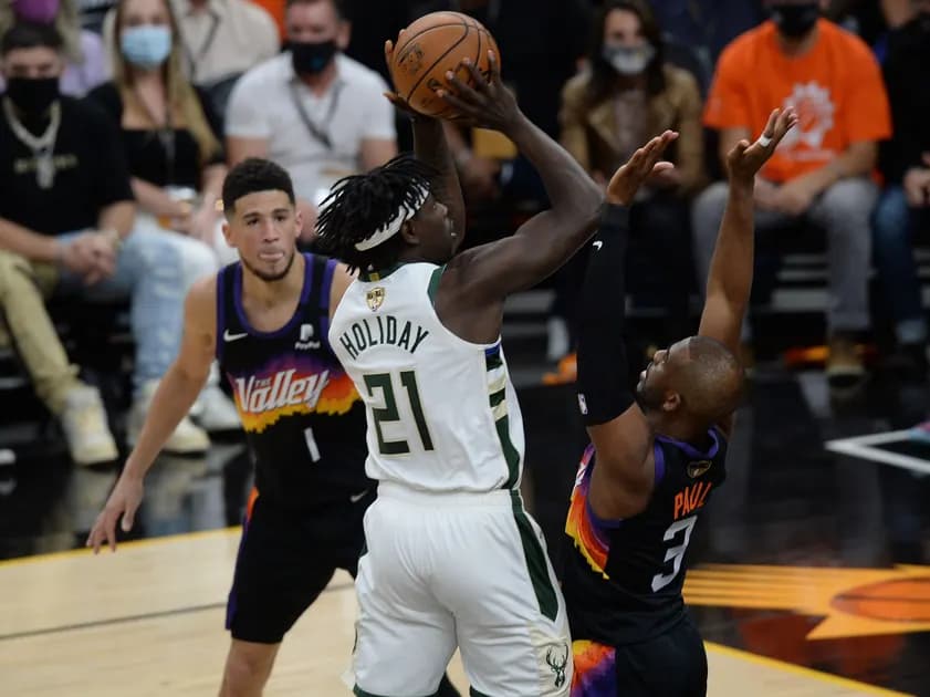 NBA Finals predictions - First basket best bet for Suns vs. Bucks Game 6: Too good to be Jrue