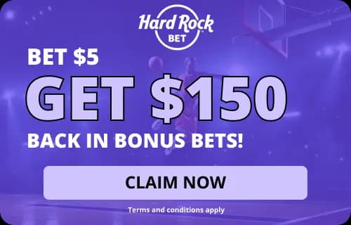 Hard Rock Bet promo code scores $150 for NFL, NBA, NHL and more today