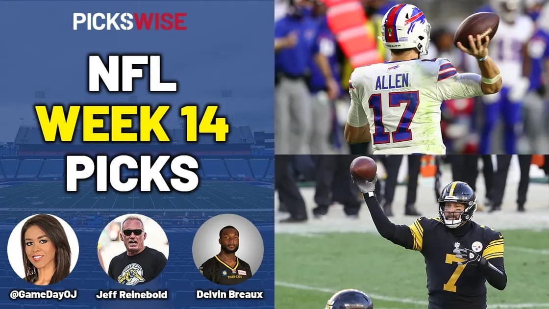 Pickswise NFL Show with Delvin Breaux: Week 14 Preview, Picks, Best Bets, Parlay Picks and Underdogs