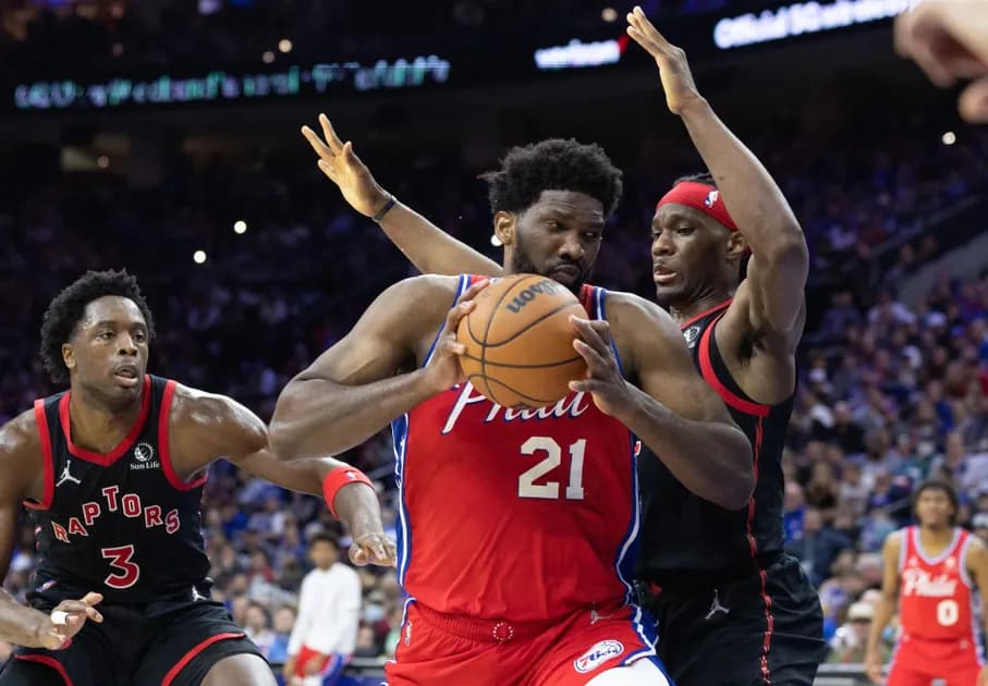 NBA Playoffs Game 5 same game parlay (+1106 odds): Toronto Raptors vs Philadelphia 76ers