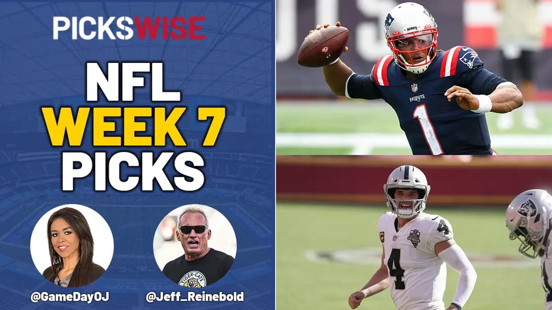 Pickswise NFL Show: Week 7 preview, picks, best bets, parlay picks and underdogs