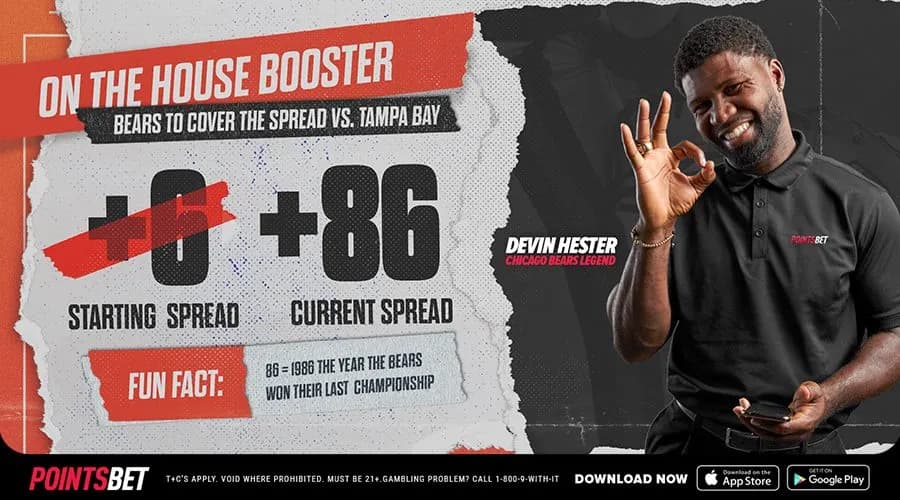 Bet the Chicago Bears +86 vs. Tampa Bay!