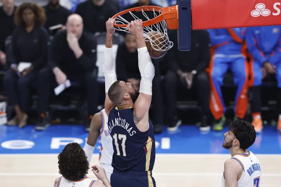Pelicans vs Thunder Prediction & Same Game Parlay picks: Jonas Valanciunas bullies the Thunder at +503 odds