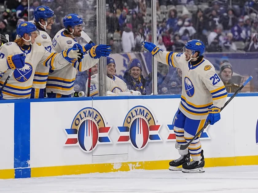 NHL Sunday mega parlay (+1441 odds): Buffalo continues to play spoiler