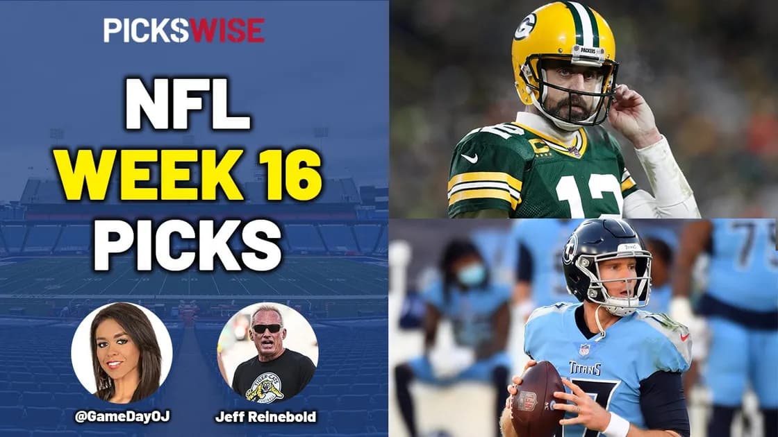 Pickswise NFL Show: Week 16 Preview, Picks, Best Bets, Parlay Picks and Underdogs