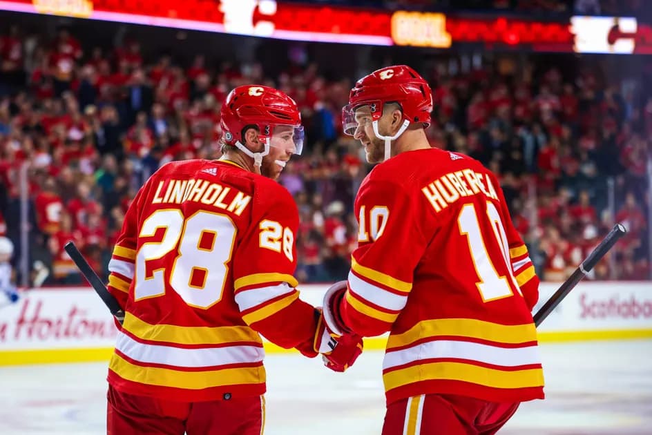 NHL Tuesday parlay at mega (+713) odds, today 10/25: Flames stay hot at home