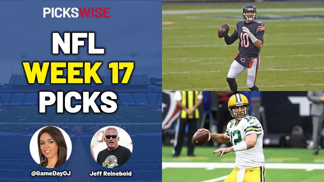 Pickswise NFL Show: Week 17 Preview, Picks, Best Bets, Parlay Picks and Underdogs