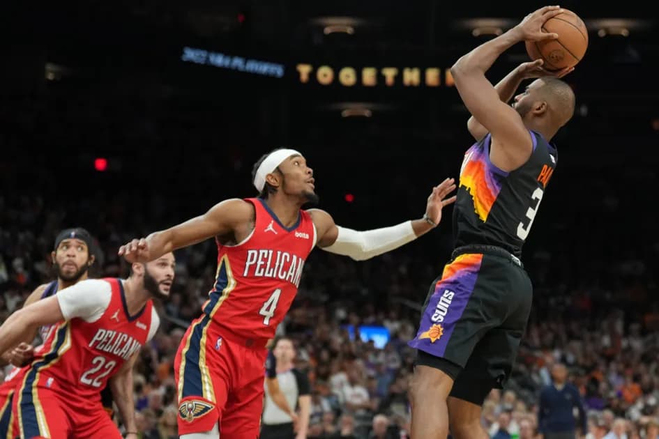 NBA Playoffs Game 2 same game parlay (+954 odds): New Orleans Pelicans vs Phoenix Suns