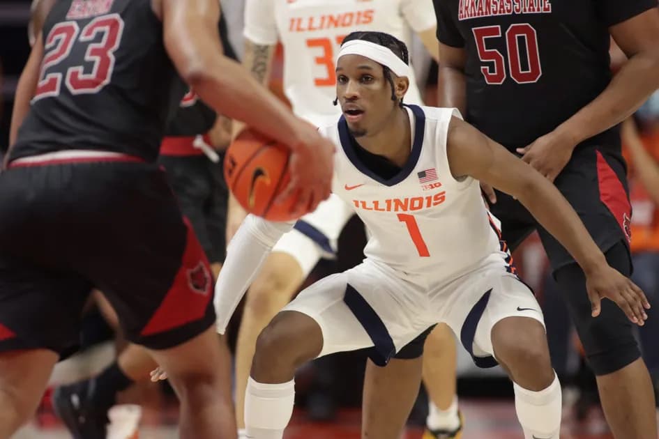 College basketball Monday three-team mega parlay (+952): Illinois to make a statement