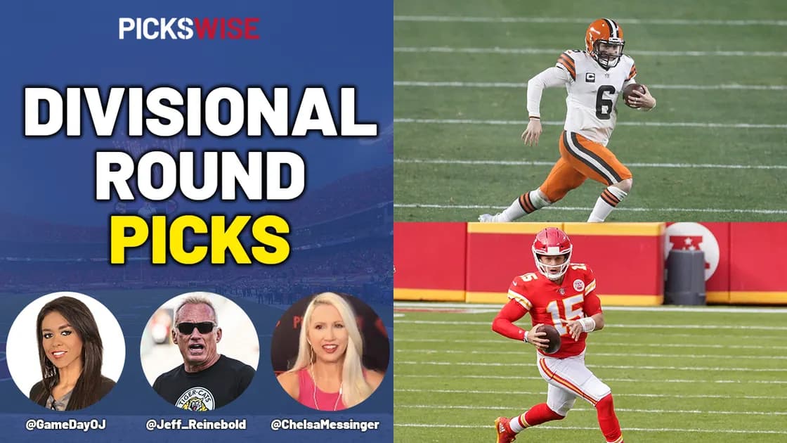 Pickswise NFL Show: NFL Playoffs Divisional Round Preview, Picks, Best Bets, Parlay Picks and Underdogs