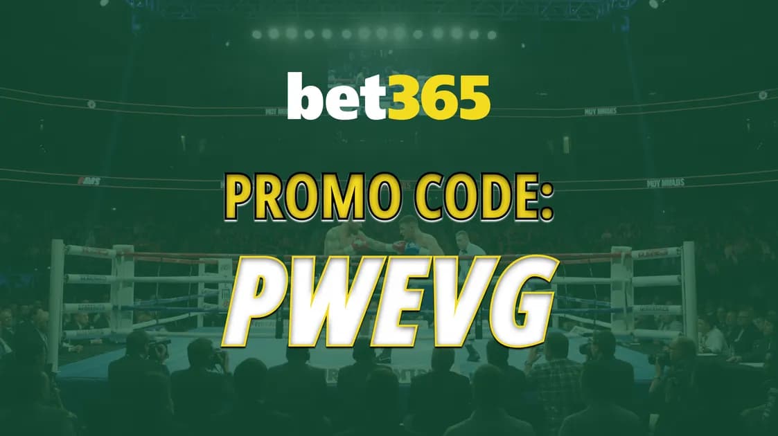 Get the extended bet365 bonus code PWEVG for Jake Paul vs Anthony Joshua