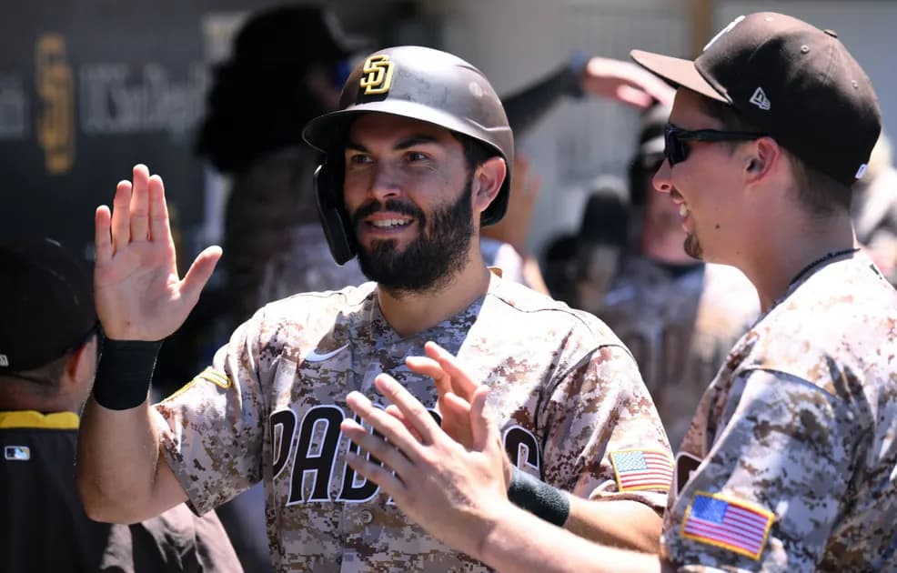 MLB San Diego Padres vs Los Angeles Dodgers same game parlay (+481 odds) today 7/2: Eric Hosmer hits hard