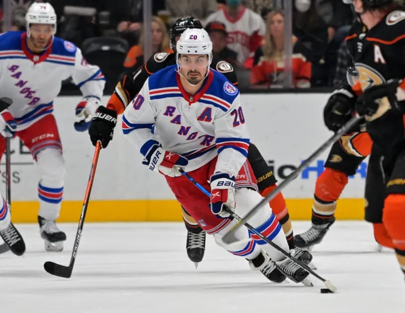 Best NHL player prop bets Monday 10/17 - Chris Kreider cruises through the Ducks