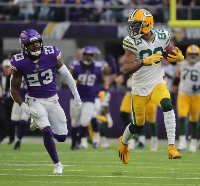Best NFL player prop for SNF Minnesota Vikings vs Green Bay Packers: Valdes-Scantling gets loose