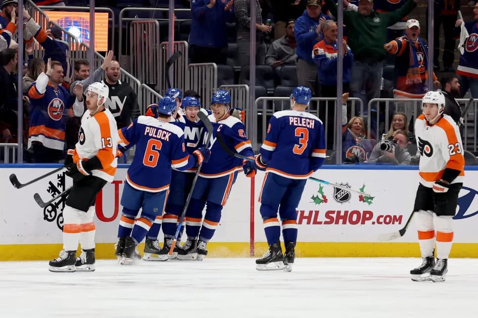 NHL Tuesday parlay at mega (+1124 odds) today 11/29: Isles and B's stay hot