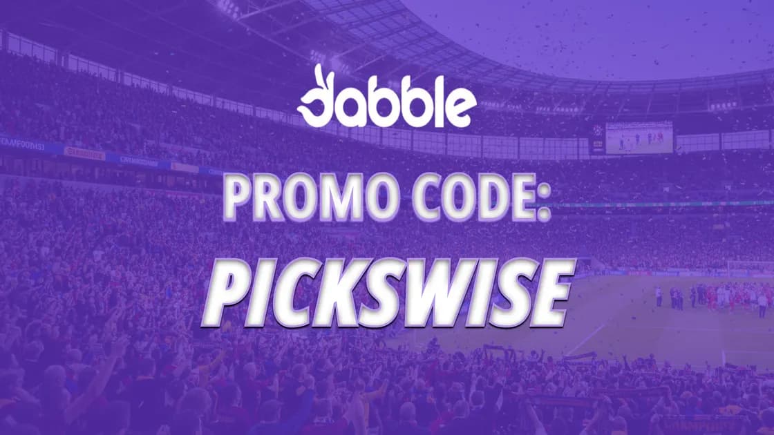 Dabble promo code PICKSWISE: $10 no-deposit bonus for new users (Feb. 2026)
