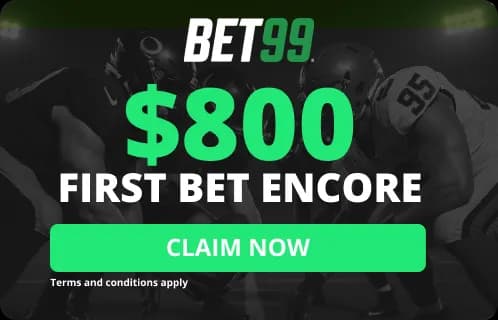 Claim the $800 new Bet99 promo code: Bet $50, get $10 on Cowboys vs Raiders