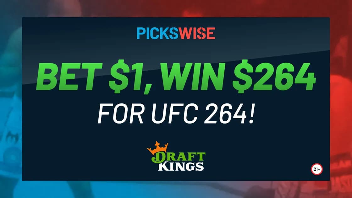 Bet $1, Win $264 on Conor McGregor or Dustin Poirier at UFC 264!