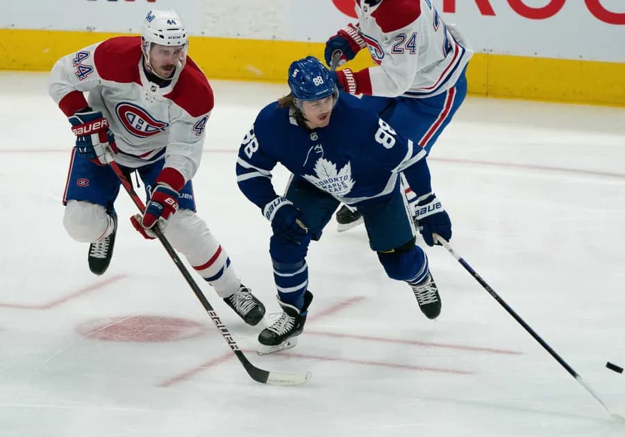 Thursday NHL three-team mega parlay (+1240 odds): Leafs vs. Canadiens gets underway