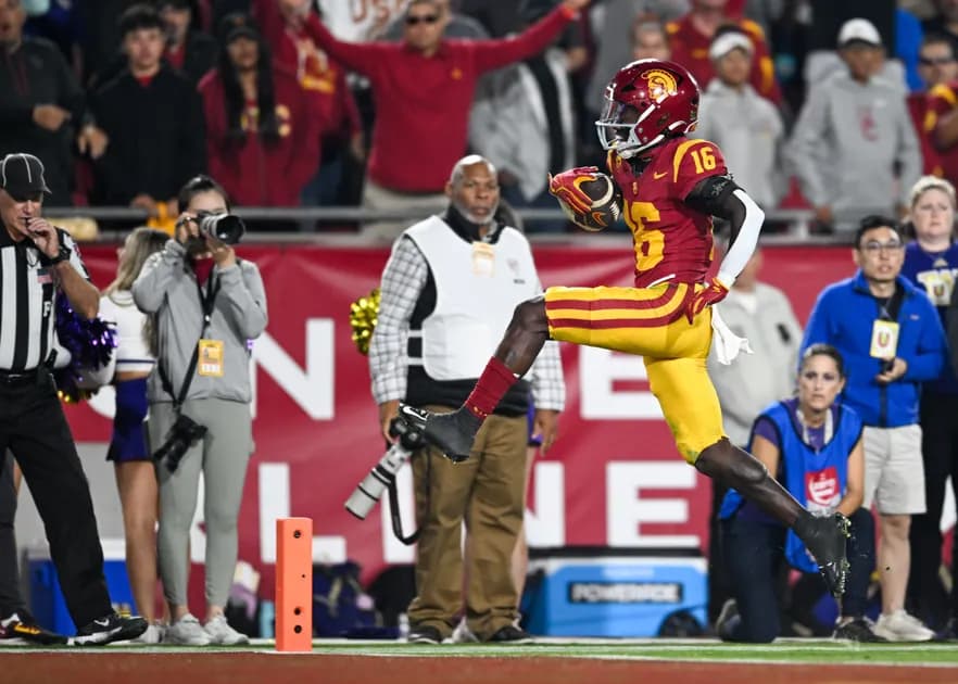 Utilize the Caesars bonus code PICKSWISE1000: $1,000 for LSU vs USC today