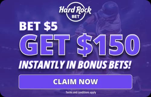 Capture the Hard Rock Bet promo code today: Bet $5, Get $150 guaranteed