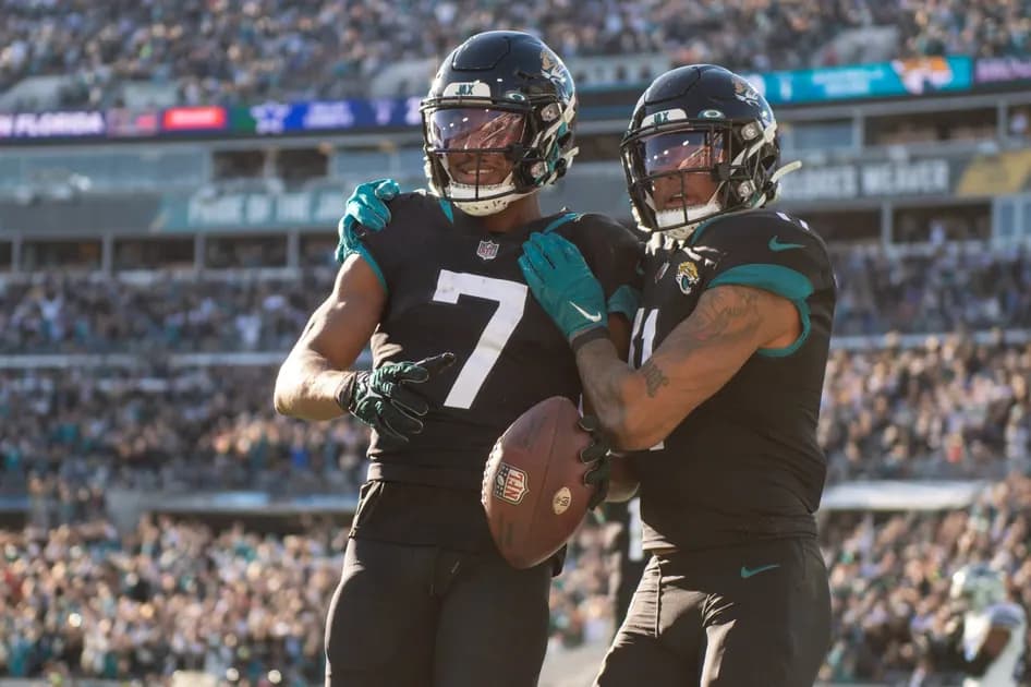 NFL TNF Jacksonville Jaguars vs New York Jets Same Game Parlay at +1600 odds: Zay Jones leads the Jags