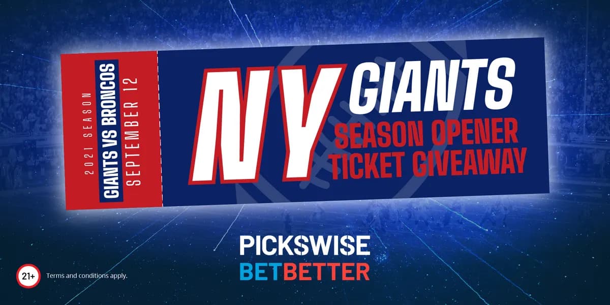 New York Giants Season Opener Ticket Giveaway Terms and Conditions