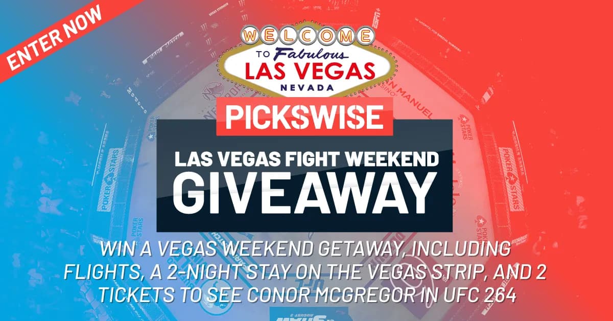 Win a trip to Las Vegas to see UFC 264 live!