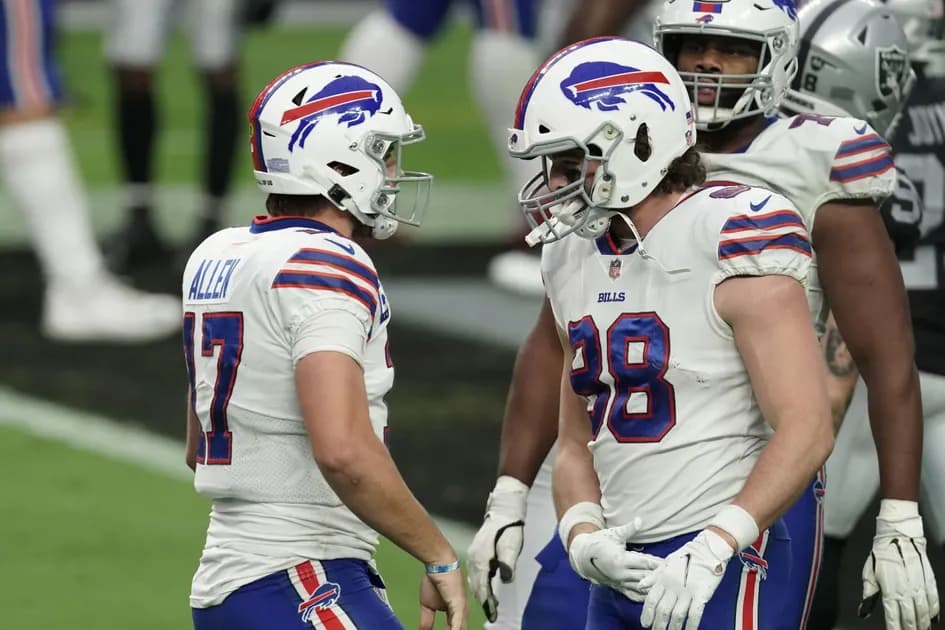 Same game parlay (+2281) for Tuesday Night Football - Buffalo Bills vs. Tennessee Titans