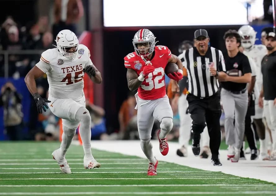 Best Ohio State Buckeyes vs Notre Dame Fighting Irish touchdown scorer bets for the National Championship: TreVeyon Henderson delivers once again