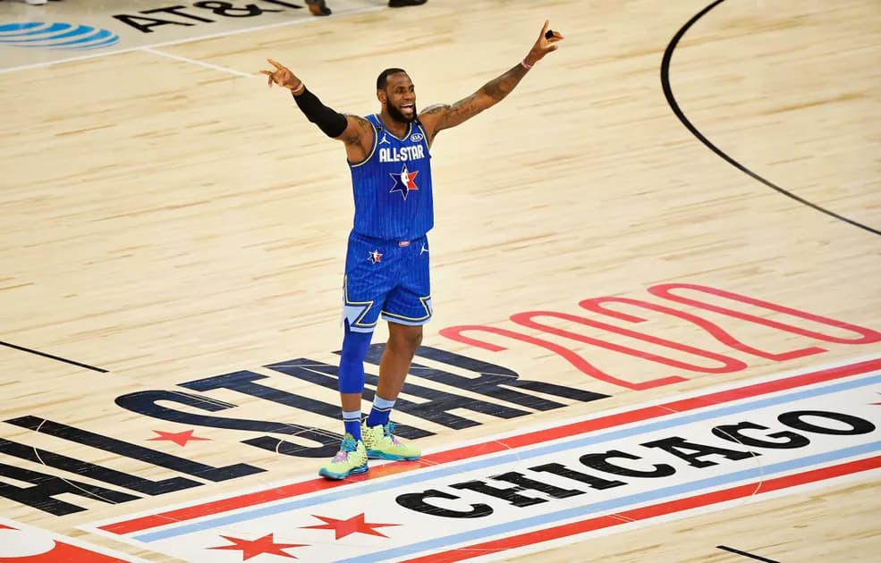 NBA Sunday same game parlay (+2274 odds): Team Durant vs Team LeBron