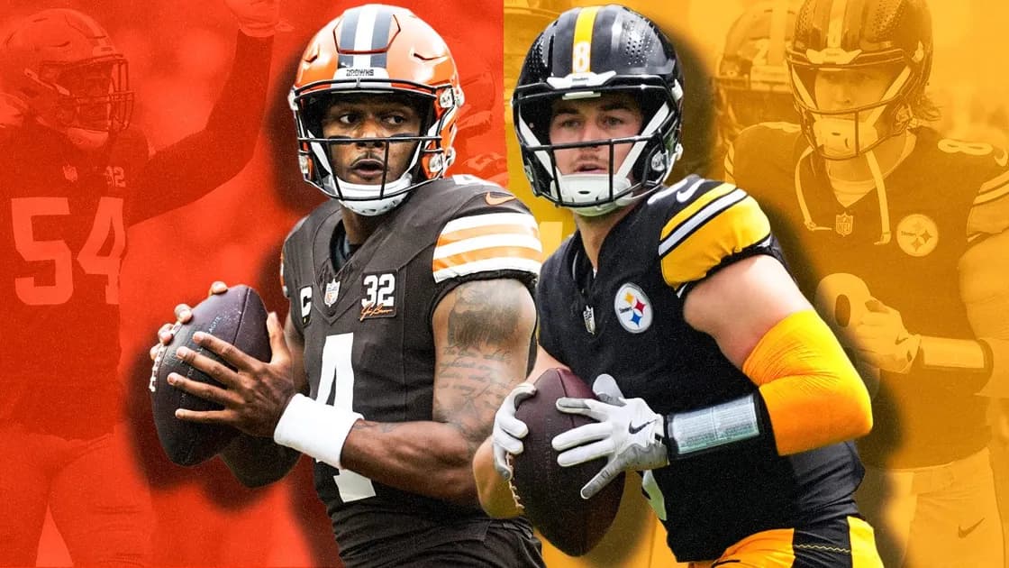 NFL Monday Night Football Cleveland Browns vs Pittsburgh Steelers Same Game Parlay at +576 odds