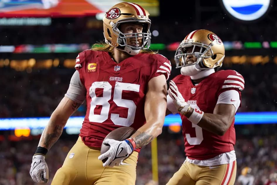 Our NFL expert's best player prop bet for New York Jets vs San Francisco 49ers on Monday Night Football - George Kittle gets involved on prime time