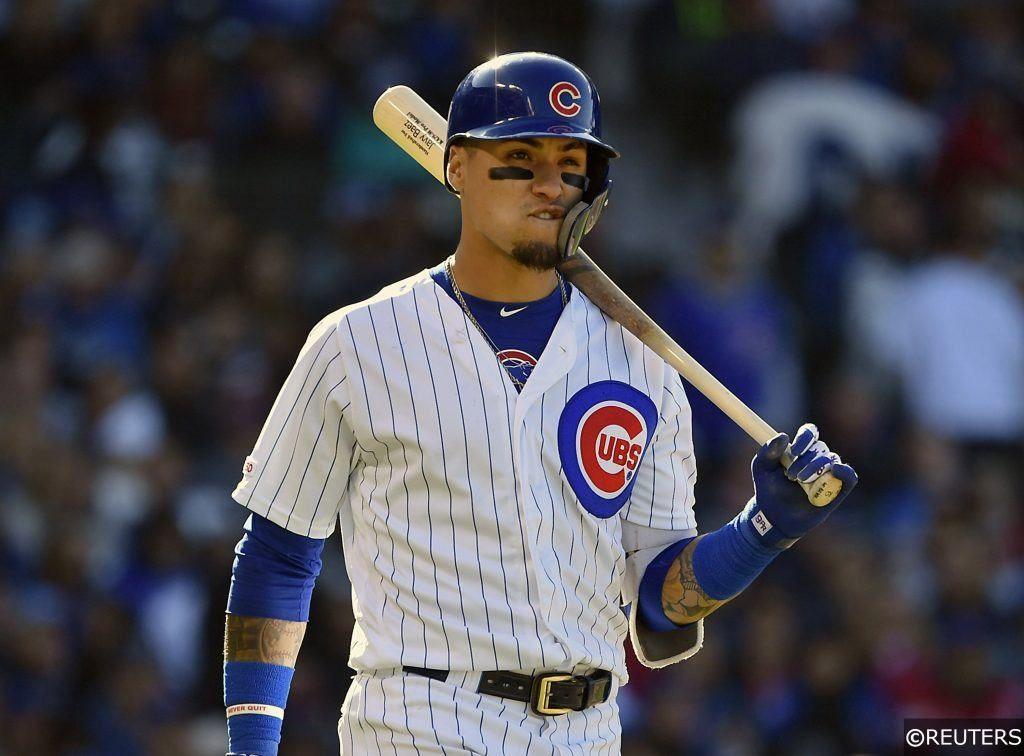 Javier Baez playing for the Chicago Cubs