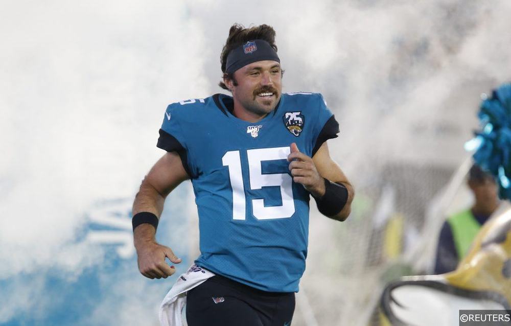Gardner Minshew playing for the Jacksonville Jaguars