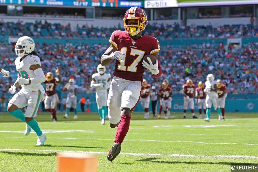 Terry McLaurin Scoring Against Dolphins