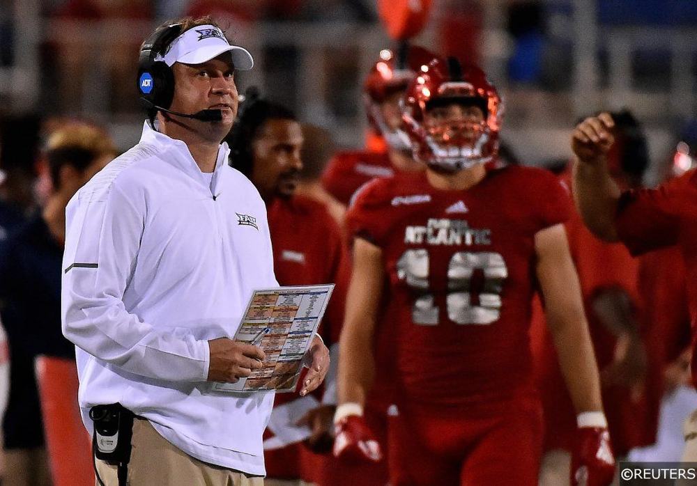 Lane Kiffin coaching for Florida Atlantic