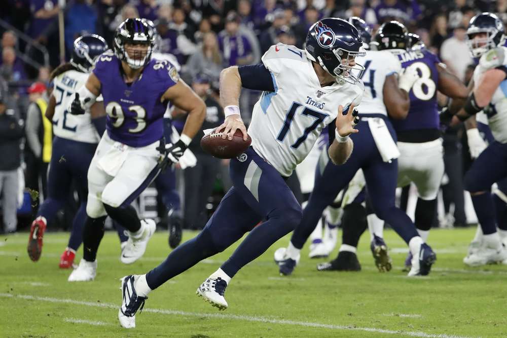 Ryan Tannehill playing against Ravens same game parlay