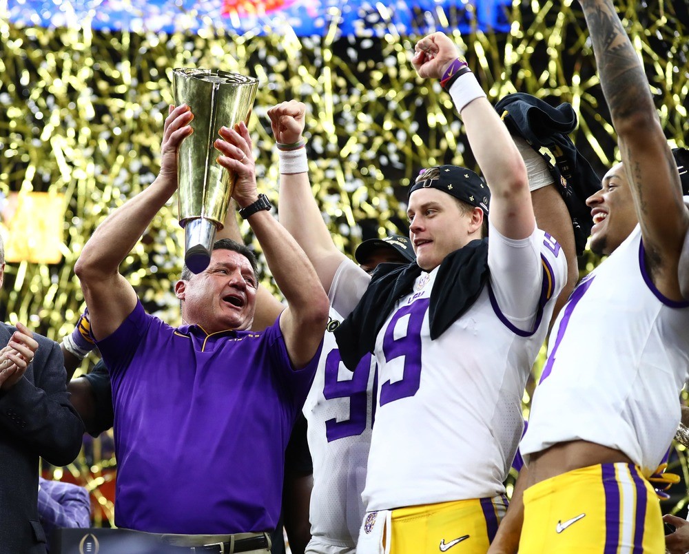 Joe Burrow Winning National Championship