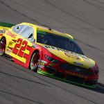 Joey Logano drives the #22 Shell Pennzoil Ford Mustang